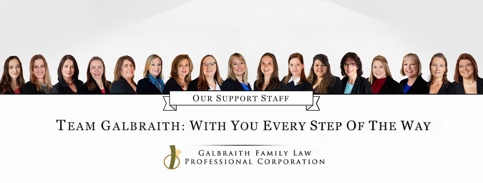 Galbraith Family Law Support Staff Banner